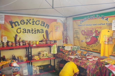 Mexican food played a big role in the chilli fest...
